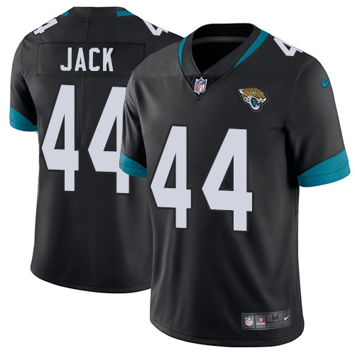 Nike Jacksonville Jaguars #44 Myles Jack Black Team Color Men Stitched NFL Vapor Untouchable Limited Jersey